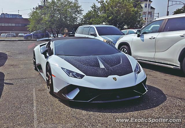 Lamborghini Huracan spotted in Jersey City, New Jersey
