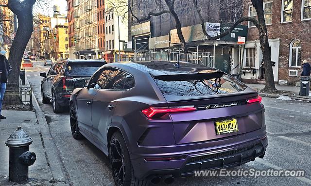 Lamborghini Urus spotted in New York, New York