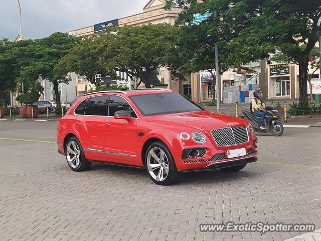 Bentley Bentayga spotted in Jakarta, Indonesia