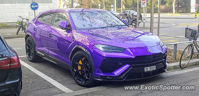 Lamborghini Urus spotted in Zurich, Switzerland