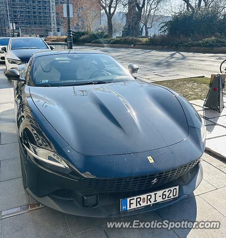 Ferrari Roma spotted in Budapest, Hungary