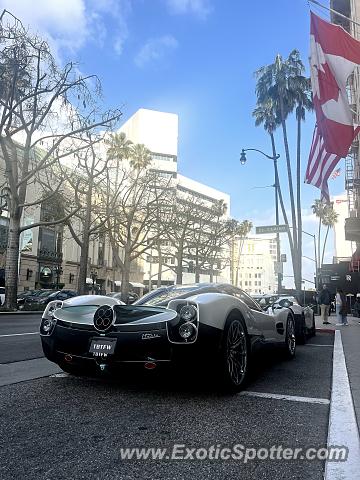 Pagani Huayra spotted in Beverly Hills, California