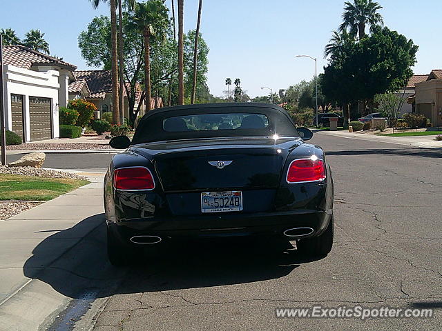 Bentley Continental spotted in Scottsdale, Arizona