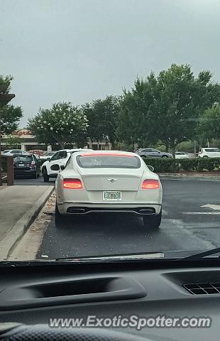 Bentley Continental spotted in Jacksonville, Florida