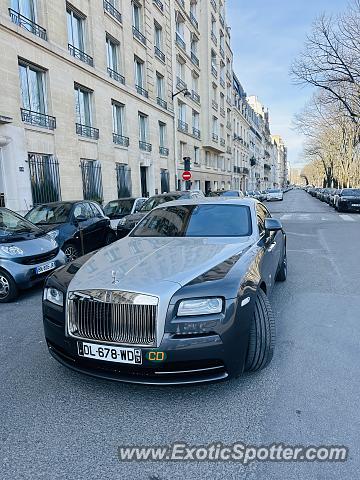 Rolls-Royce Wraith spotted in Paris, France