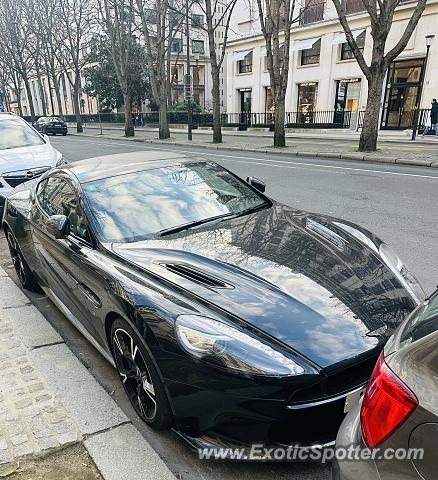 Aston Martin Vanquish spotted in Paris, France