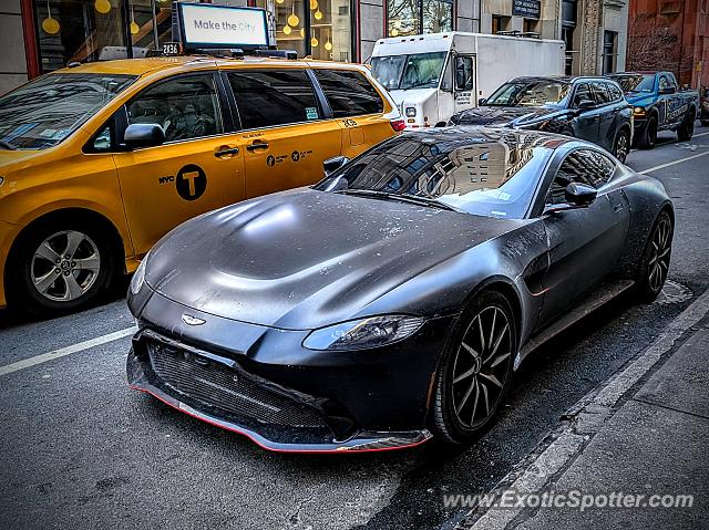 Aston Martin Vantage spotted in New York, New York