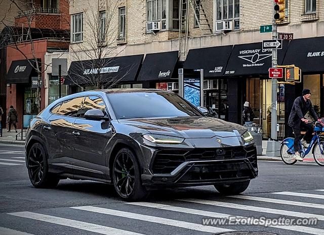 Lamborghini Urus spotted in New York, New York