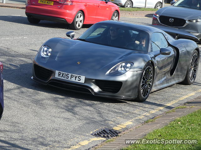 Porsche 918 Spyder spotted in Wilmslow, United Kingdom