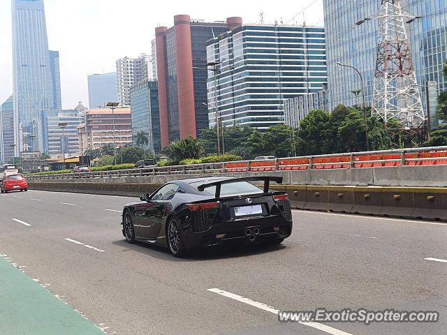 Lexus LFA spotted in Jakarta, Indonesia