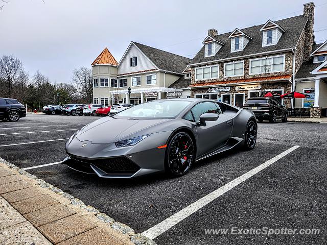 Lamborghini Huracan spotted in Warren, New Jersey