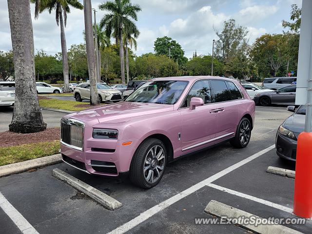 Rolls-Royce Cullinan spotted in Parkland, Florida