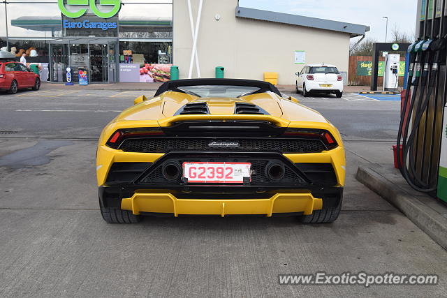 Lamborghini Huracan spotted in Motorway, United Kingdom