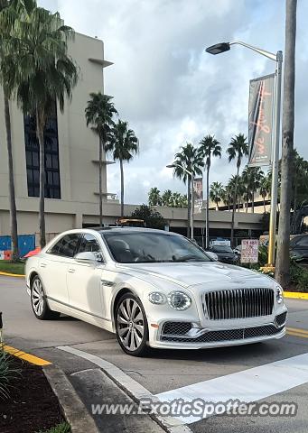 Bentley Flying Spur spotted in West Palm beach, Florida