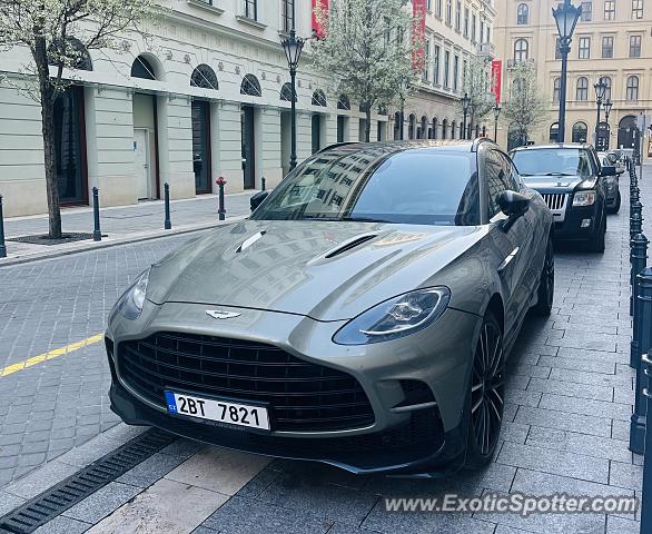 Aston Martin DBX spotted in Budapest, Hungary