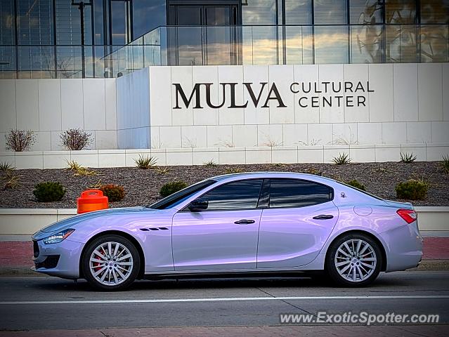 Maserati Ghibli spotted in De pere, Wisconsin