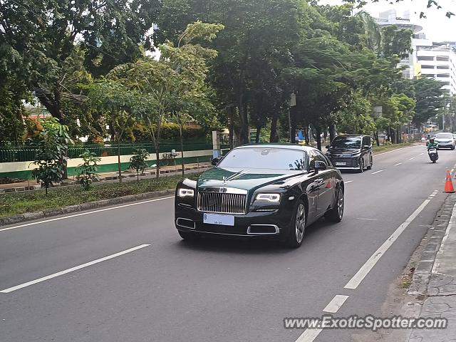 Rolls-Royce Wraith spotted in Jakarta, Indonesia