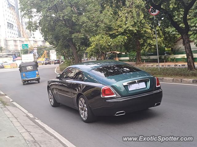 Rolls-Royce Wraith spotted in Jakarta, Indonesia