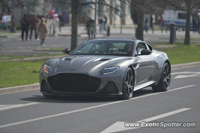 Aston Martin DBS spotted in Warsaw, Poland