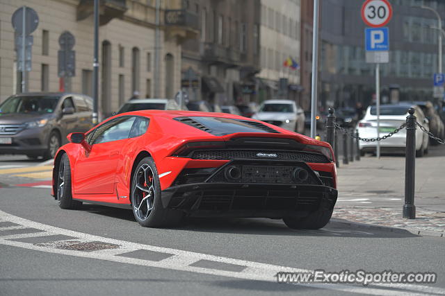 Lamborghini Huracan spotted in Warsaw, Poland