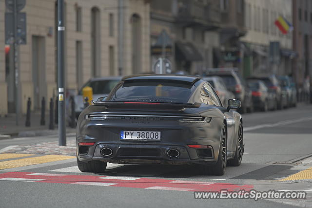 Porsche 911 Turbo spotted in Warsaw, Poland