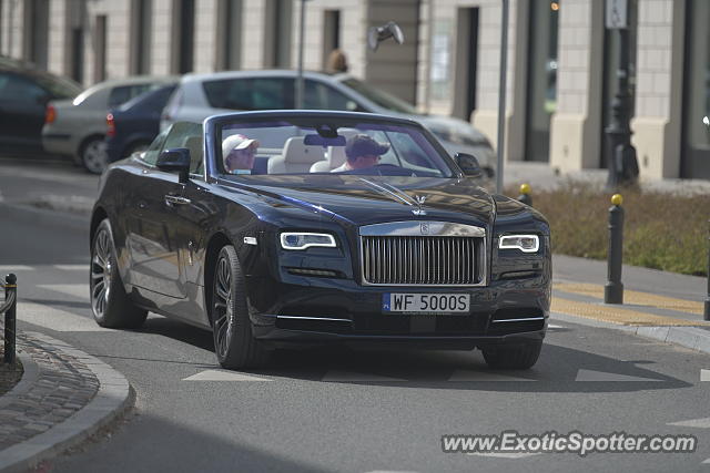 Rolls-Royce Dawn spotted in Warsaw, Poland