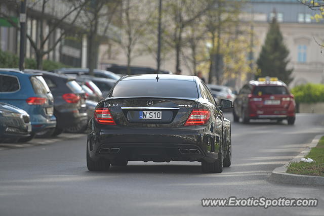 Mercedes C63 AMG Black Series spotted in Warsaw, Poland