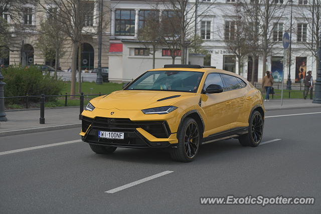 Lamborghini Urus spotted in Warsaw, Poland