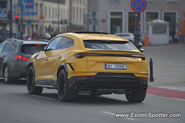 Lamborghini Urus spotted in Warsaw, Poland