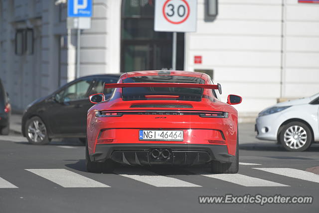 Porsche 911 GT3 spotted in Warsaw, Poland