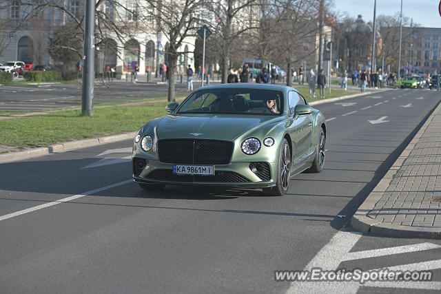 Bentley Continental spotted in Warsaw, Poland