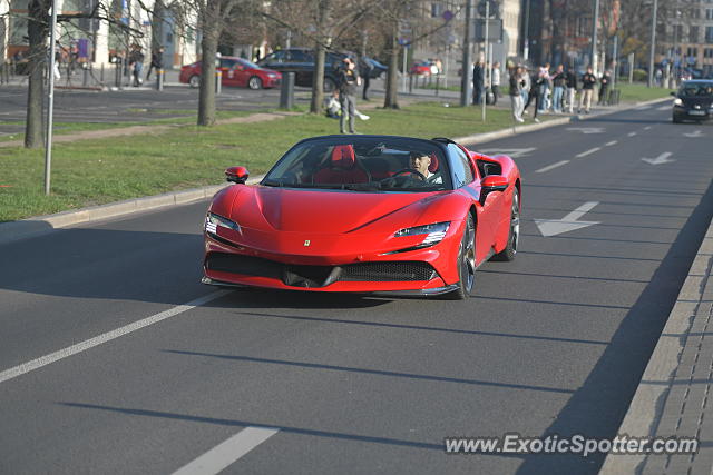 Ferrari SF90 Stradale spotted in Warsaw, Poland
