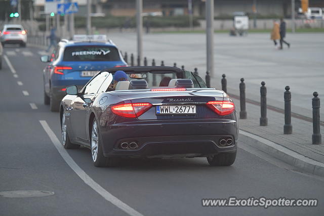 Maserati GranCabrio spotted in Warsaw, Poland
