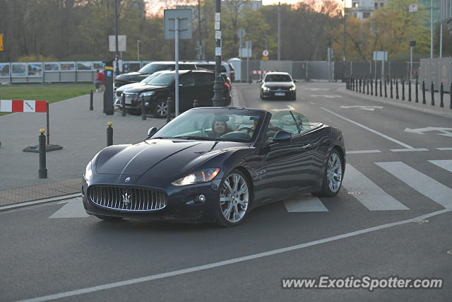 Maserati GranCabrio spotted in Warsaw, Poland
