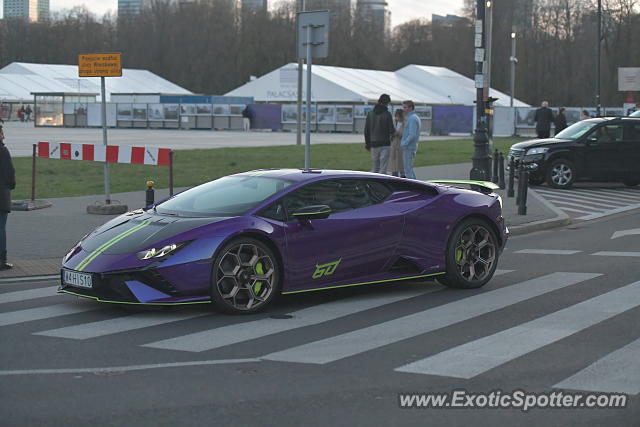 Lamborghini Huracan spotted in Warsaw, Poland