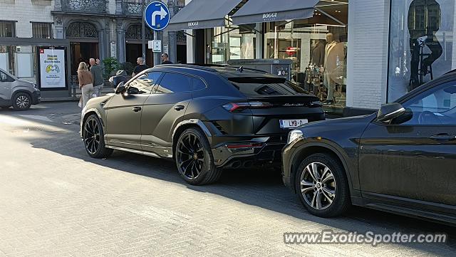 Lamborghini Urus spotted in Antwerp, Belgium