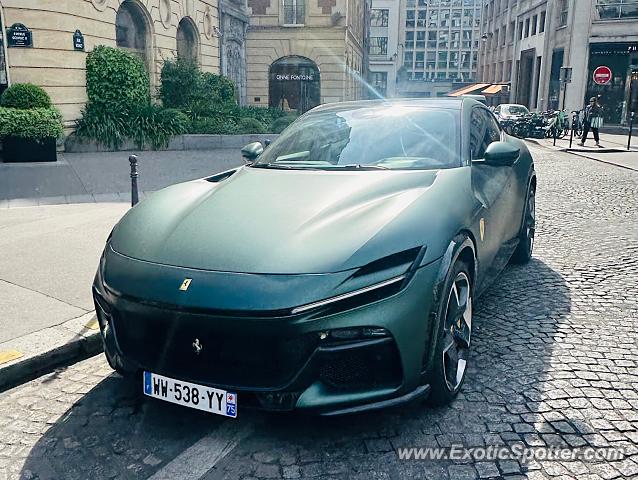 Ferrari Monza SP1 spotted in Paris, France