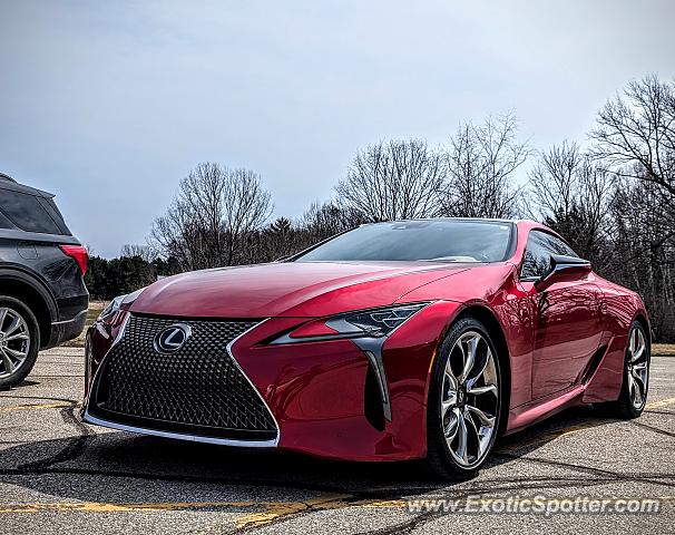 Lexus LC 500 spotted in Suamico, Wisconsin