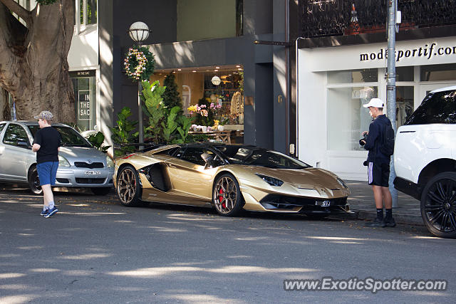 Lamborghini Aventador spotted in Sydney, Australia