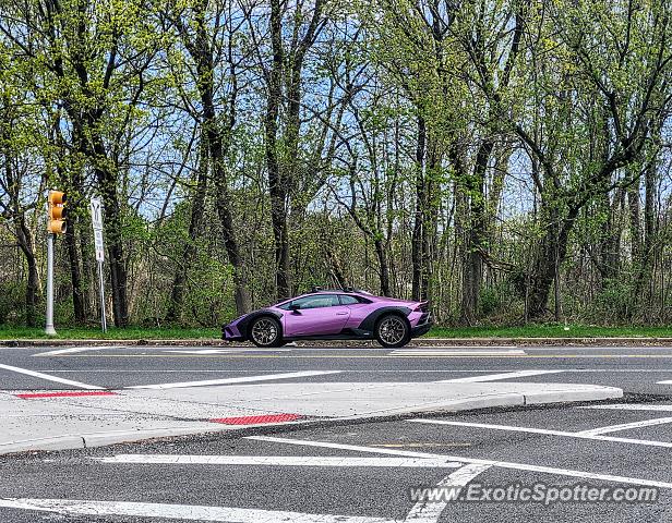 Lamborghini Huracan spotted in Warren, New Jersey