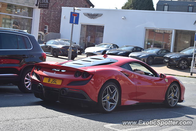 Ferrari F8 Tributo spotted in Wilmslow, United Kingdom