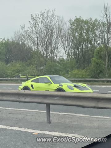 Porsche 911 GT3 spotted in Motorway, United Kingdom