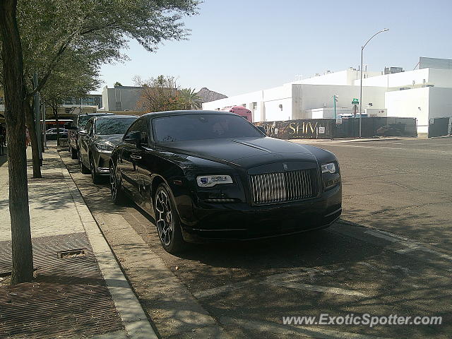 Rolls-Royce Wraith spotted in Scottsdale, Arizona