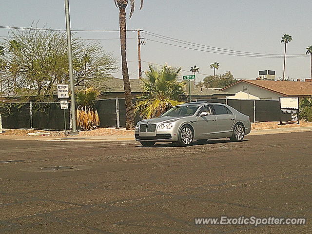 Bentley Flying Spur spotted in Scottsdale, Arizona