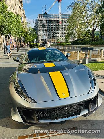 Ferrari 812 Superfast spotted in Budapest, Hungary