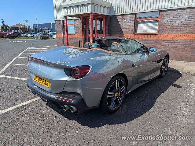 Ferrari Portofino spotted in Wallsend, United Kingdom