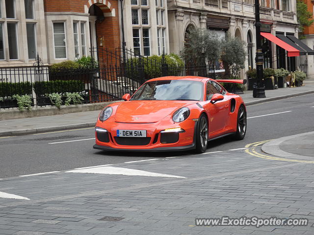 Porsche 911 GT3 spotted in London, United Kingdom