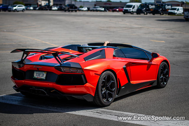 Lamborghini Aventador spotted in Greenwood, Indiana