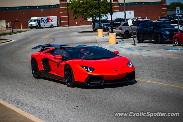 Lamborghini Aventador spotted in Greenwood, Indiana