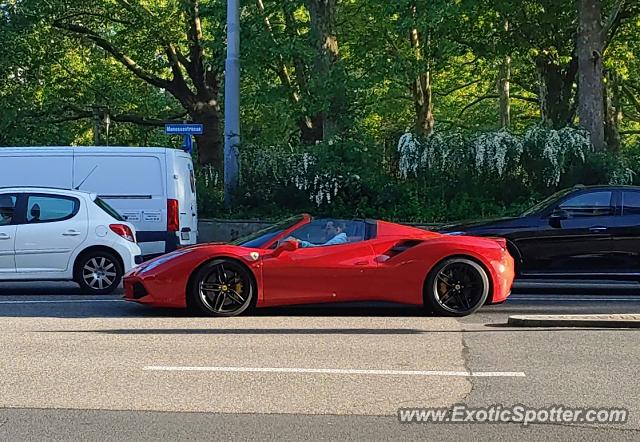 Ferrari 488 GTB spotted in Zurich, Switzerland